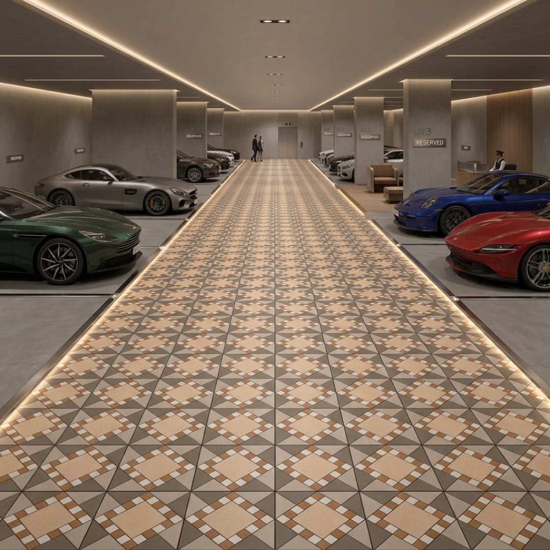 AL 12606 Geometrical Parking - My Home Studio